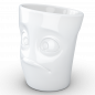 Preview: FiftyEight Henkelbecher Mug Verdutzt weiss
